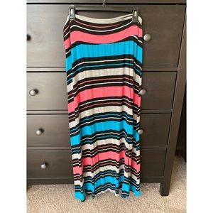 Merona Striped Maxi Skirt